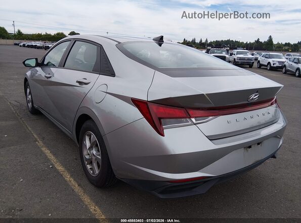 5NPLL4AG9MH049276 2021 HYUNDAI ELANTRA Серебряный Задняя левая четверть
