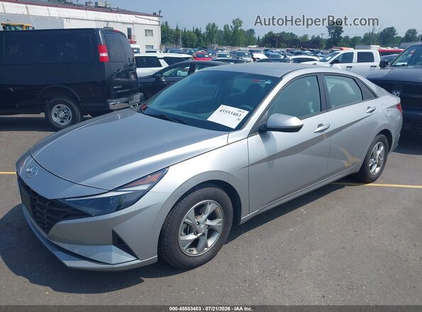 5NPLL4AG9MH049276 2021 HYUNDAI ELANTRA Серебряный Передняя левая четверть