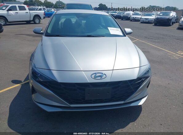 5NPLL4AG9MH049276 2021 HYUNDAI ELANTRA Серебряный Вид щитка приборов