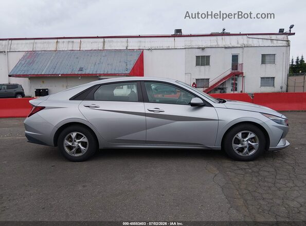 5NPLL4AG9MH049276 2021 HYUNDAI ELANTRA Серебряный Вид задней части салона