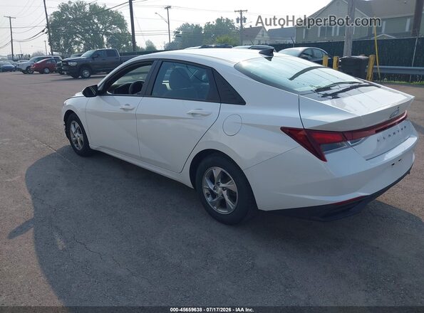 5NPLL4AG9MH049617 2021 HYUNDAI ELANTRA White Tył lewy
