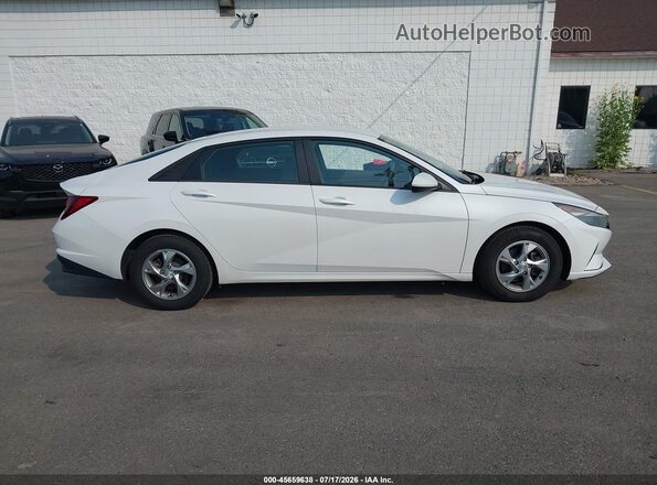 5NPLL4AG9MH049617 2021 HYUNDAI ELANTRA White Widok wnętrza z tyłu