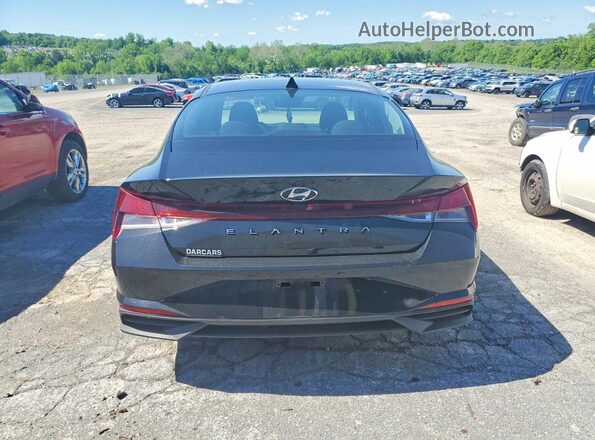 5NPLL4AGXMH016075 2021 HYUNDAI ELANTRA Черный Вид сзади