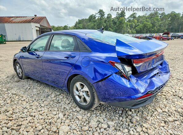 5NPLL4AGXMH027321 2021 HYUNDAI ELANTRA Blue Tył lewy