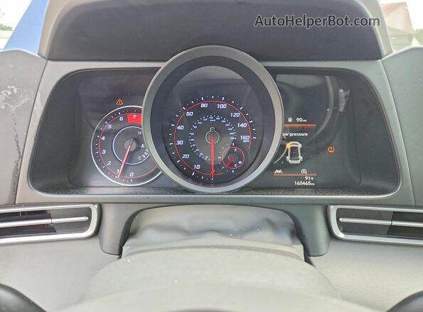 5NPLL4AGXMH027321 2021 HYUNDAI ELANTRA Blue Widok zestawu wskaźników