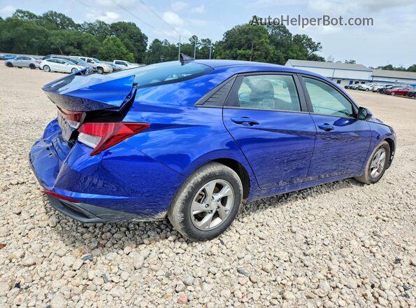 5NPLL4AGXMH027321 2021 HYUNDAI ELANTRA Blue Tył prawy