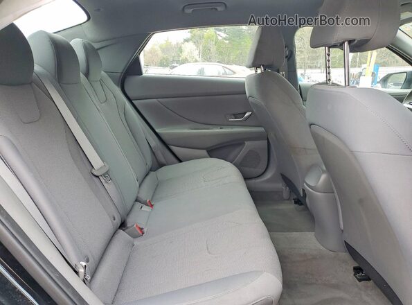 5NPLL4AGXMH034379 2021 HYUNDAI ELANTRA Black Vista de los asientos traseros