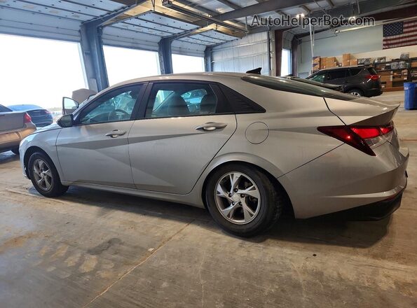 5NPLL4AGXMH038268 2021 HYUNDAI ELANTRA Silver Задня ліва чверть