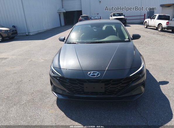 5NPLL4AGXMH042823 2021 HYUNDAI ELANTRA Dark Blue Vista del cuadro de instrumentos