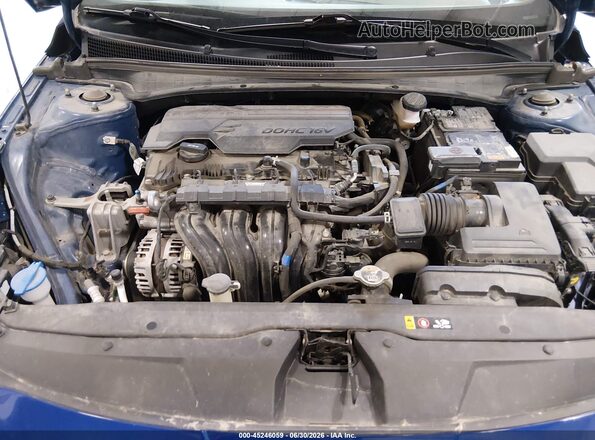 5NPLL4AGXMH043860 2021 HYUNDAI ELANTRA Синий Вид сзади