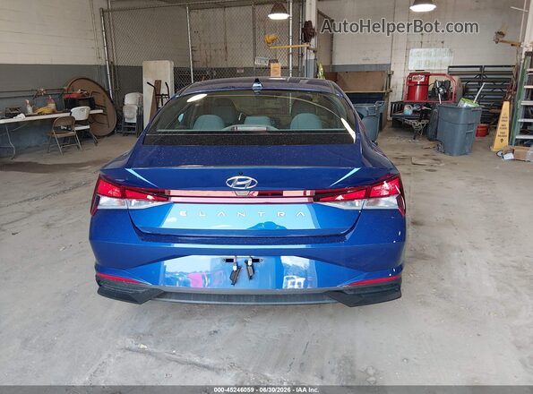 5NPLL4AGXMH043860 2021 HYUNDAI ELANTRA Синий 