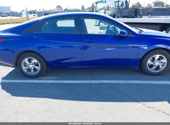 5NPLL4AGXMH045236 2021 HYUNDAI ELANTRA Blue Front view