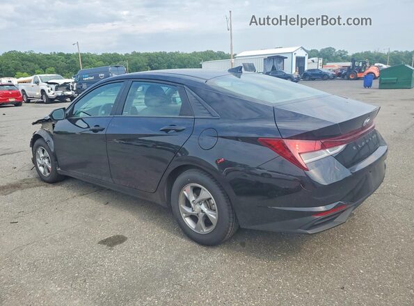 5NPLL4AGXMH047374 2021 HYUNDAI ELANTRA Black Հետևի ձախ