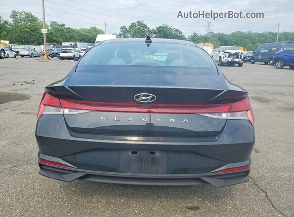 5NPLL4AGXMH047374 2021 HYUNDAI ELANTRA Black Հետևի տեսք