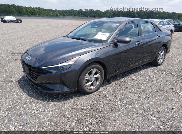 5NPLL4AGXMH047472 2021 HYUNDAI ELANTRA Gray Przód lewy