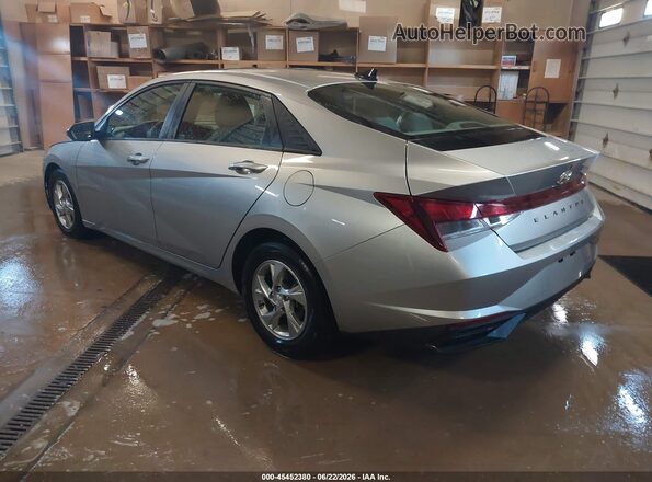 5NPLL4AGXMH049268 2021 HYUNDAI ELANTRA Silver Rear left