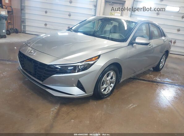 5NPLL4AGXMH049268 2021 HYUNDAI ELANTRA Silver Front left