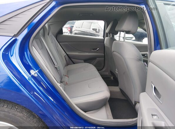 5NPLL4AGXMH049741 2021 HYUNDAI ELANTRA Blue Vista de la etiqueta del VIN