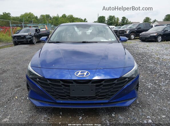 5NPLL4AGXMH049741 2021 HYUNDAI ELANTRA Blue Vista interior trasera