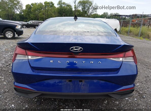 5NPLL4AGXMH049741 2021 HYUNDAI ELANTRA Blue 
