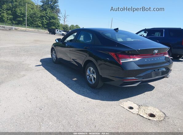 5NPLL4AGXMH049805 2021 HYUNDAI ELANTRA Black Tył lewy