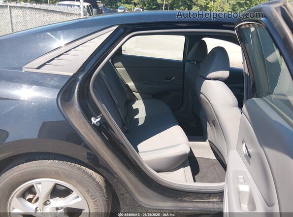5NPLL4AGXMH049805 2021 HYUNDAI ELANTRA Black Widok naklejki z numerem VIN