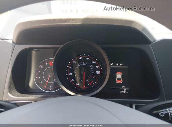 5NPLL4AGXMH049805 2021 HYUNDAI ELANTRA Black Widok tylnych siedzeń