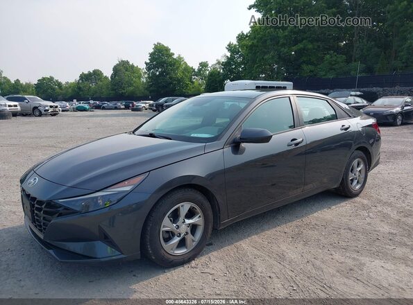 5NPLL4AGXMH049920 2021 HYUNDAI ELANTRA Gray Vista tres cuartos delantera izquierda