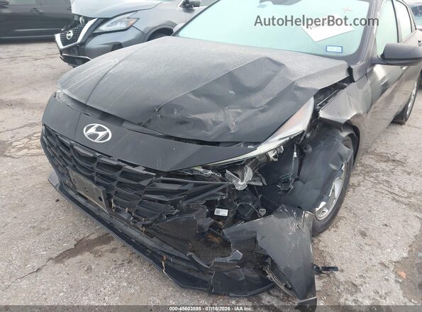 5NPLL4AGXNH072356 2022 HYUNDAI ELANTRA Black Front view