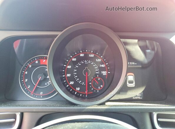 5NPLM4AG0MH002845 2021 HYUNDAI ELANTRA Red ხელსაწყოთა პანელის ხედი