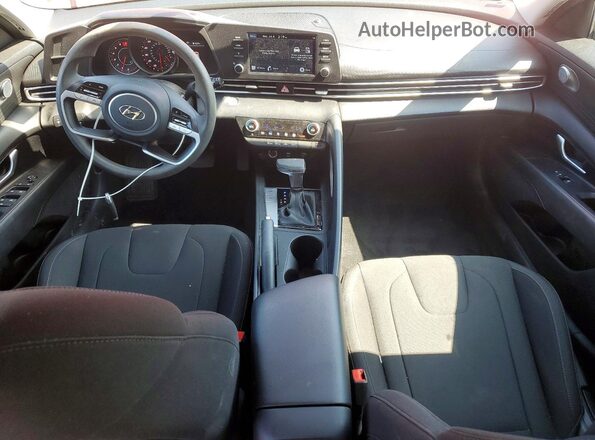 5NPLM4AG0MH002845 2021 HYUNDAI ELANTRA Red წინა პანელის ხედი
