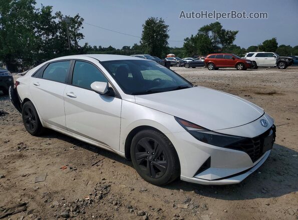 5NPLM4AG0MH012176 2021 HYUNDAI ELANTRA White Delantero derecho