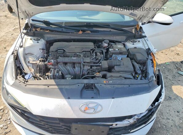 5NPLM4AG0MH012176 2021 HYUNDAI ELANTRA White Vista interior trasera