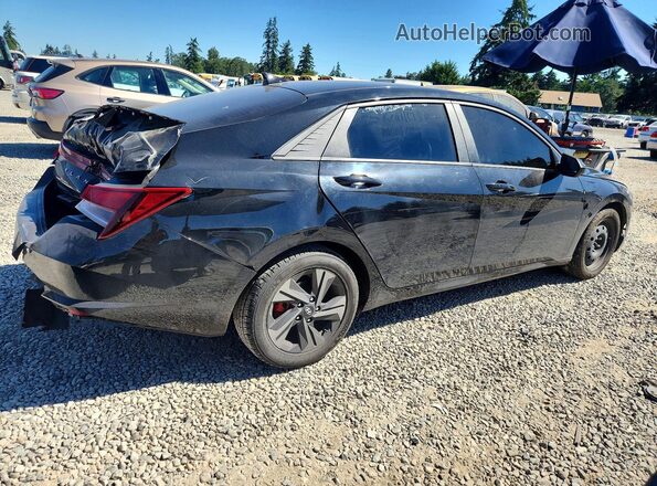 5NPLM4AG0MH048143 2021 HYUNDAI ELANTRA Black Tył prawy