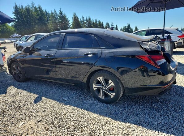 5NPLM4AG0MH048143 2021 HYUNDAI ELANTRA Black Tył lewy