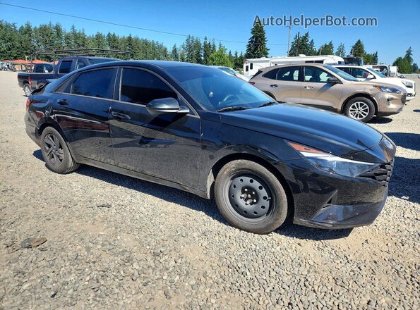 5NPLM4AG0MH048143 2021 HYUNDAI ELANTRA Black Przód prawy