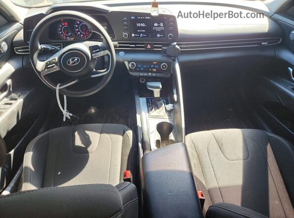 5NPLM4AG0MH048143 2021 HYUNDAI ELANTRA Black Widok deski rozdzielczej