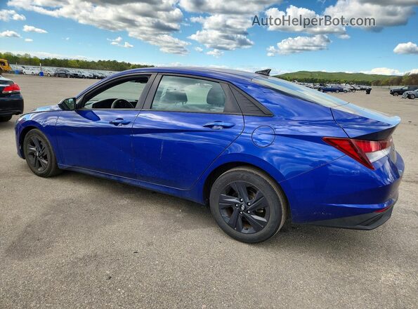 5NPLM4AG0NH083508 2022 HYUNDAI ELANTRA Blue Հետևի ձախ