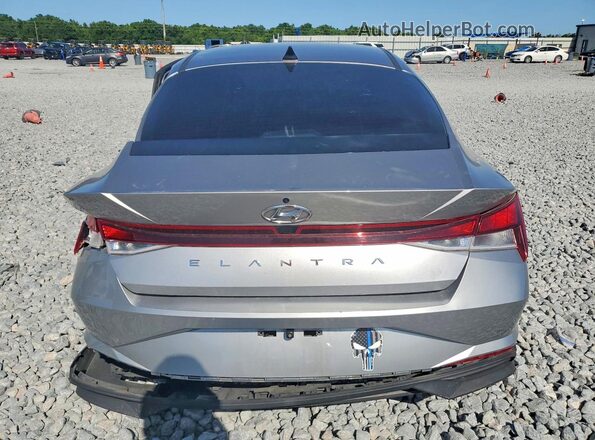 5NPLM4AG1MH037443 2021 HYUNDAI ELANTRA Gray Rear view