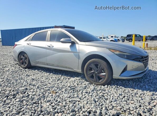 5NPLM4AG1MH037443 2021 HYUNDAI ELANTRA Gray Front right
