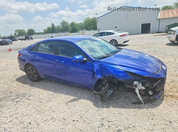 5NPLM4AG1NH055250 2022 HYUNDAI ELANTRA Blue Առջևի աջ
