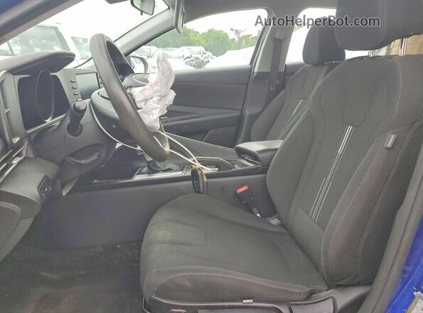 5NPLM4AG1NH055250 2022 HYUNDAI ELANTRA Blue Սալոնի դիմացի տեսք