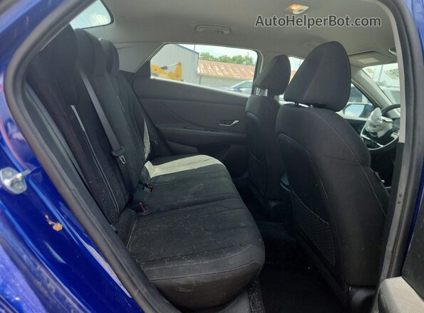 5NPLM4AG1NH055250 2022 HYUNDAI ELANTRA Blue Հետևի նստատեղերի տեսք