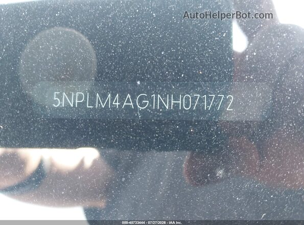 5NPLM4AG1NH071772 2022 HYUNDAI ELANTRA Cream Вид підкапотного простору