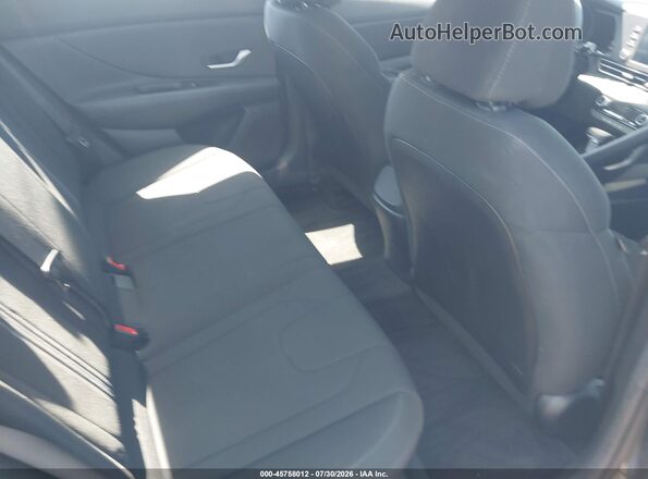 5NPLM4AG1NH081346 2022 HYUNDAI ELANTRA Gray VIN კოდის სტიკერის ხედი