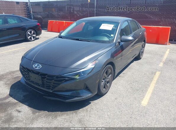 5NPLM4AG1NH081346 2022 HYUNDAI ELANTRA Gray წინა მარცხენა ხედი სამი მეოთხედიდან