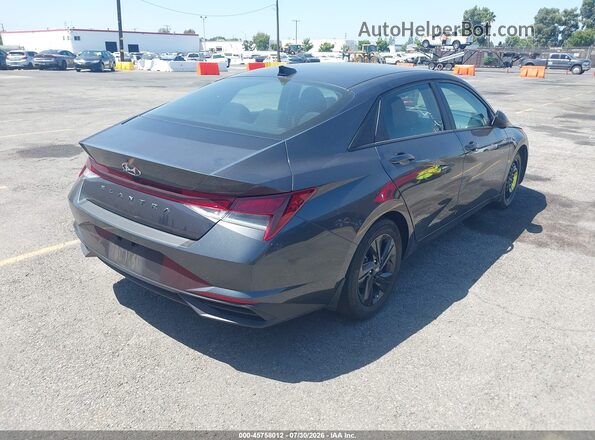 5NPLM4AG1NH081346 2022 HYUNDAI ELANTRA Gray უკანა მარჯვენა