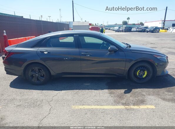 5NPLM4AG1NH081346 2022 HYUNDAI ELANTRA Gray უკანა სალონის ხედი