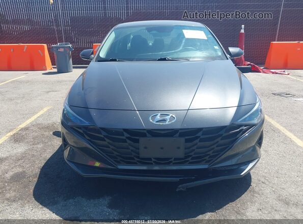 5NPLM4AG1NH081346 2022 HYUNDAI ELANTRA Gray ხელსაწყოთა პანელის ხედი