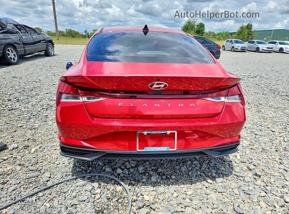 5NPLM4AG1PH103820 2023 HYUNDAI ELANTRA Red Widok z tyłu